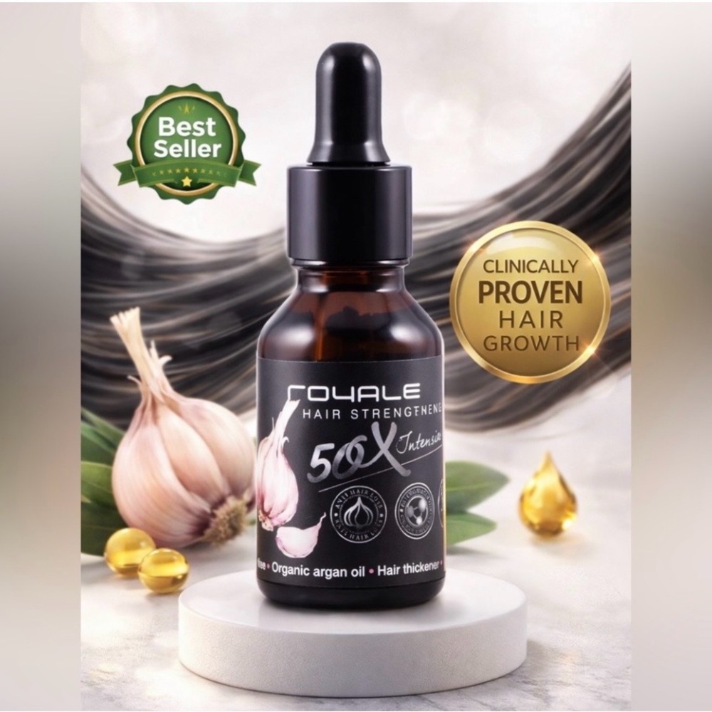 Royale Platinum Hair Strengthening 50x Intensive Garlic Hair Drops